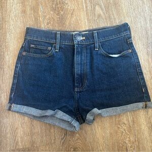 ABERCROMBIE Dark Wash Jean Shorts